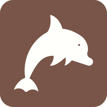 イルカ 魚 自然アイコン ベクトル画像 海の使用もできます Web アプリ 携帯アプリ 印刷媒体での使用に適しています のイラスト素材 ベクタ Image