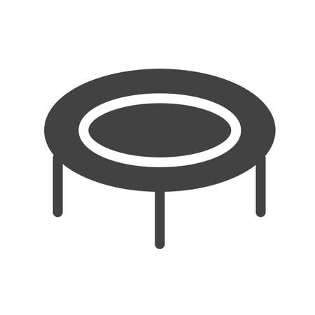 トランポリン 楽しい 再生アイコン ベクトル画像です 屋外の楽しみのためにも使用できます Web アプリ 携帯アプリ 印刷媒体での使用に適しています のイラスト素材 ベクタ Image