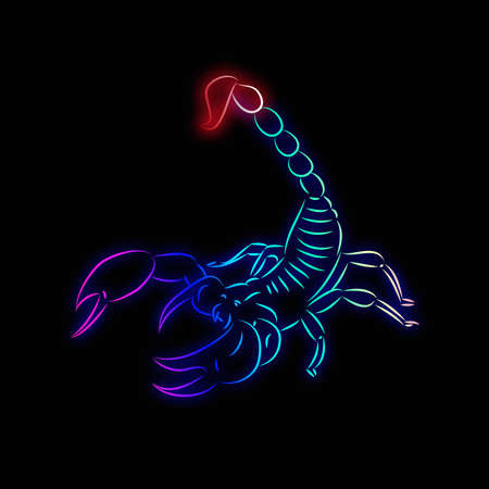 Scorpion Pattern Black Background Stock Photo Picture And Royalty Free Image Image