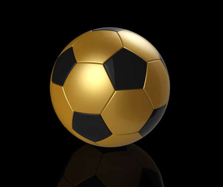 ゴールド サッカー ボールの写真素材・画像素材 Image 35575813