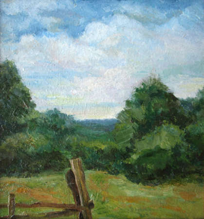油絵 絵画 【夏の風景】 油絵 絵画【夏の風景】 絵画 HR 通販 16254979｜Creema(クリーマ)