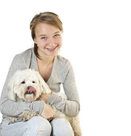 Schattige zwarte tiener