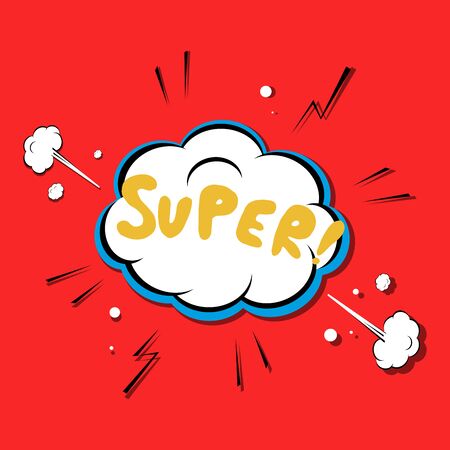 漫画の吹き出し ポップなアート スタイル 空のフレーム ベクトル テンプレート のイラスト素材 ベクタ Image