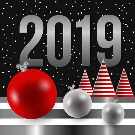 new 2019 year christmas card striped christmas tree and christmas christmas pictures 2019
