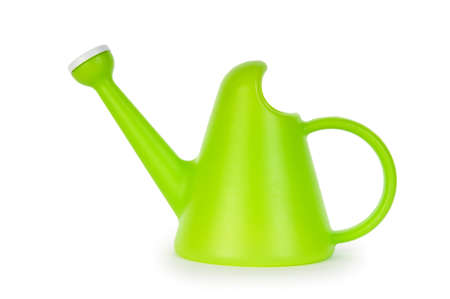 Watering can isolated on the white background