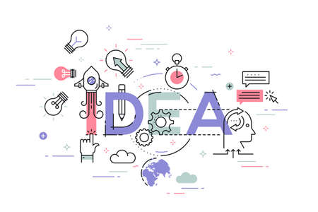 business ideas thin line flat design banner of creative ideas great business ideas and - Graphic Design Business Ideas business ideas thin line flat design banner of creative ideas great business ideas and - Graphic Design Business Ideas