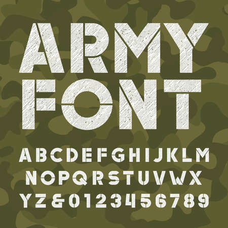 us army font