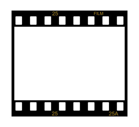 映画フィルム ストライプ ホワイト バック グラウンド 3 D イラスト テンプレート の写真素材 画像素材 Image