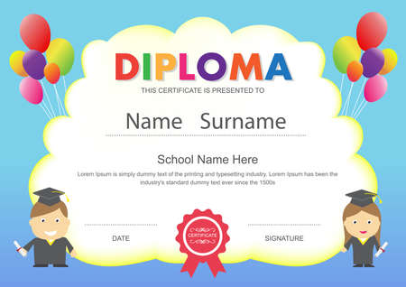 elementary school certificates