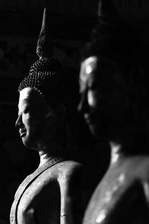 Black And White Buddha Image Photo Black And White Buddha Image Photo