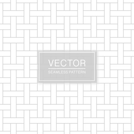 Decorative seamless stylish pattern simple geometric design abstract background creative white and gray texture