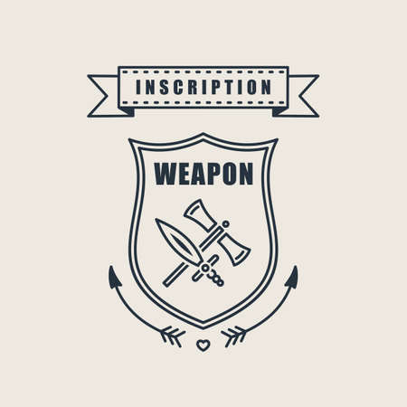 coat of arms medieval knight shield vector templates royalty free