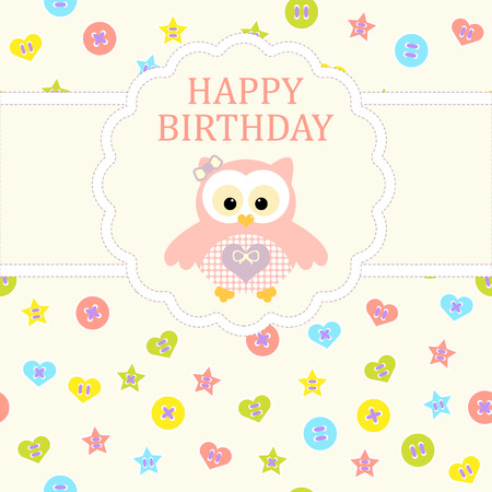baby girl arrival card baby shower card newborn baby card with owl and background - New Born Baby Card baby girl arrival card baby shower card newborn baby card with owl and background - New Born Baby Card