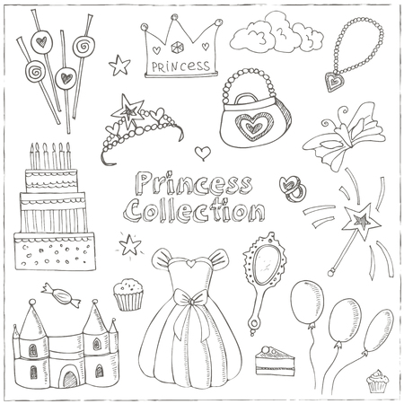 城 王冠および星と小さなプリンセスの落書き かわいい女の子要素 ベクトル図 のイラスト素材 ベクタ Image 城 王冠および星と小さなプリンセスの落書き かわいい女の子要素 ベクトル図 のイラスト素材 ベクタ Image