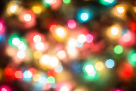 multicolored defocused bokeh blurry lights christmas lights
