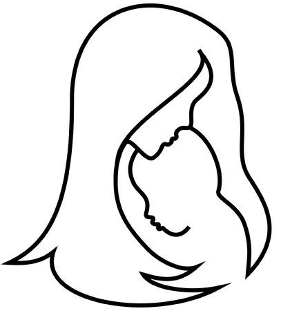 107 606 mother and child cliparts stock vector and royalty free