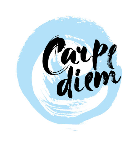 今を楽しめ ラテン語では 意味は 瞬間をキャッチします のイラスト素材 ベクタ Image 今を楽しめ ラテン語では 意味は 瞬間をキャッチします のイラスト素材 ベクタ Image