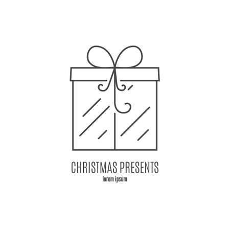 line style logotype template