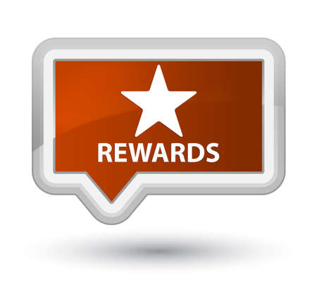 Rewards (star icon) brown banner button