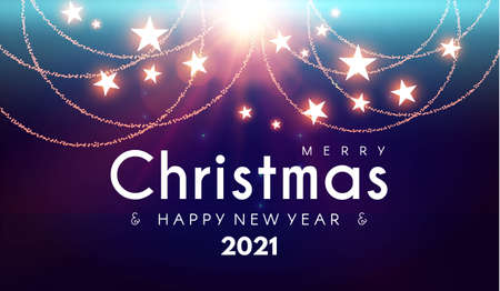Merry Christmas And Happy New 2021 Year Shining Background. Elegant..  Royalty Free Cliparts, Vectors, And Stock Illustration. Image 156566279.