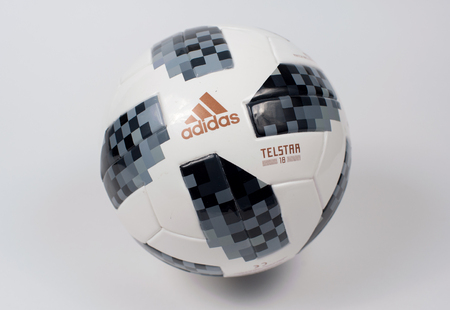 SWINDON, HET UK 18 NOVEMBER, 2017: Adidas Telstar Top SWINDON, HET UK 18 NOVEMBER, 2017: Adidas Telstar Top