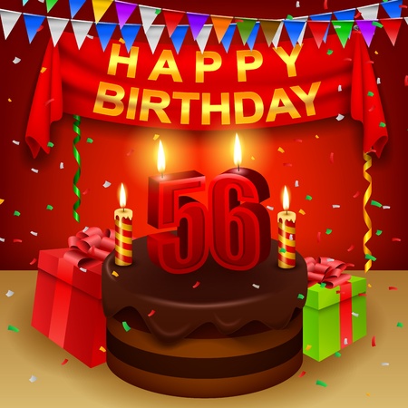 Bon Anniversaire De 55 Ans Avec Gateau Au Chocolat Et Drapeau Triangulaire Clip Art Libres De Droits Vecteurs Et Illustration Image Bon Anniversaire De 55 Ans Avec Gateau Au Chocolat Et Drapeau Triangulaire Clip Art Libres De Droits Vecteurs Et Illustration Image