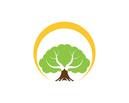 Tree logo vector illustration