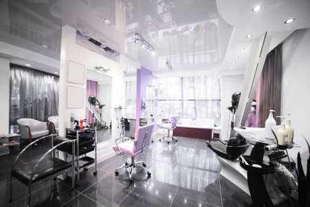 brand new interior of european beauty salon - 30063948