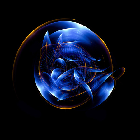 リング背景を抽象化します 熱烈なスパイラル エネルギー フロー トンネル 輝く明るい丸照明効果フレーム ラウンド 光るカバー メッセージのためのスペース ライトの球体 原子力 の写真素材 画像素材 Image