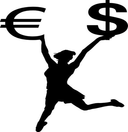dolar: Euro and Dolar