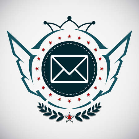 Vector stamp air mail