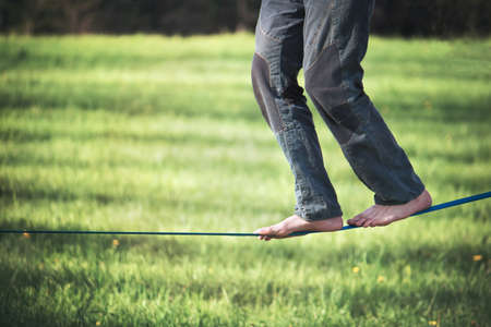 Freestyle Slacklining Stock Photos And Images - 123RF