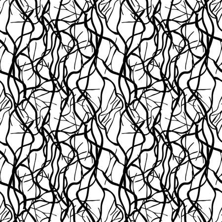 A lot of branches without leafes. seamless abstract pattern