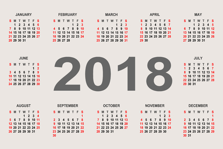 sunday through saturday calendar