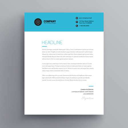 elegant letterhead design