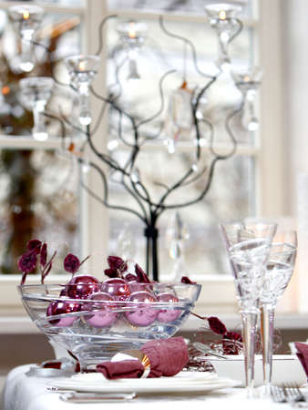 Christmas Table Decoration Ball In The Glass Bowl Stock Photo Mesmerizing Decorating Glass Bowls Christmas Table Decoration Ball In The Glass Bowl Stock Photo Mesmerizing Decorating Glass Bowls