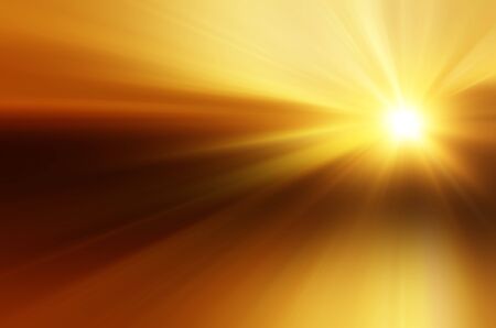 灼熱の太陽か星と美しい光線のイラスト の写真素材 画像素材 Image