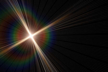 未来の輝く光フレア背景デザイン イラスト の写真素材 画像素材 Image