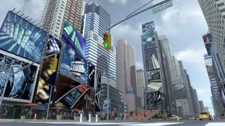 終末論的な時間広場のニューヨーク マンハッタンの上空 Ufo の外国人 3 D レンダリング の写真素材 画像素材 Image 終末論的な時間広場のニューヨーク マンハッタンの上空 Ufo の外国人 3 D レンダリング の写真素材 画像素材 Image