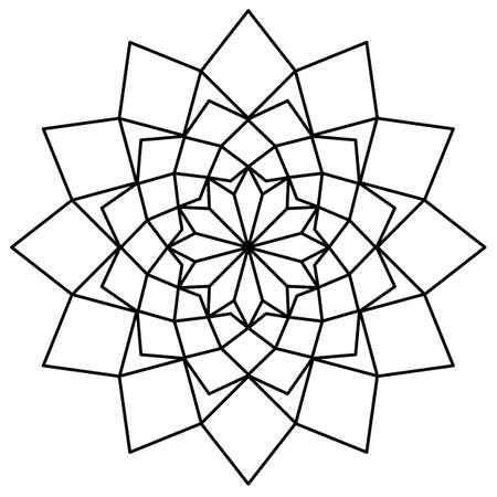 simple mandala template royalty free cliparts vectors and stock