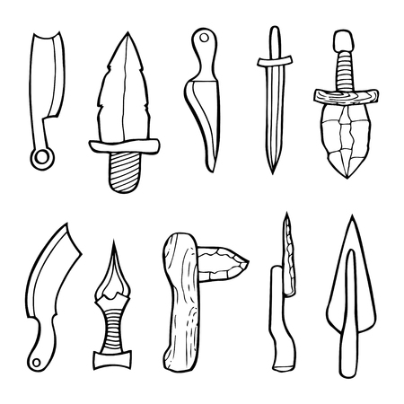 剣 斧 メイス 古代武器のセット ベクトルの図 のイラスト素材 ベクタ Image 剣 斧 メイス 古代武器のセット ベクトルの図 のイラスト素材 ベクタ Image