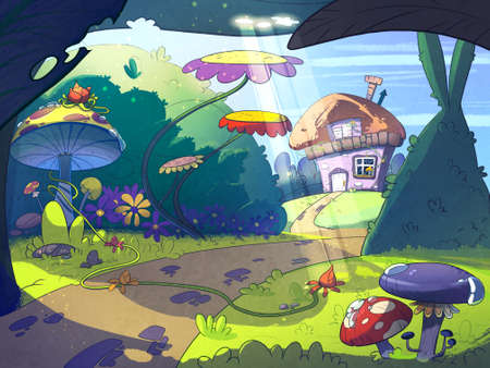 森の中の幻想家 デジタル イラストです の写真素材 画像素材 Image 森の中の幻想家 デジタル イラストです の写真素材 画像素材 Image