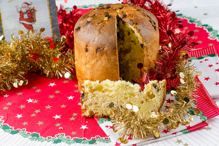 christmas italian cake called panettone on traditional dinner table with decorations stock photo 24909144 - Italian Christmas Table Decorations christmas italian cake called panettone on traditional dinner table with decorations stock photo 24909144 - Italian Christmas Table Decorations
