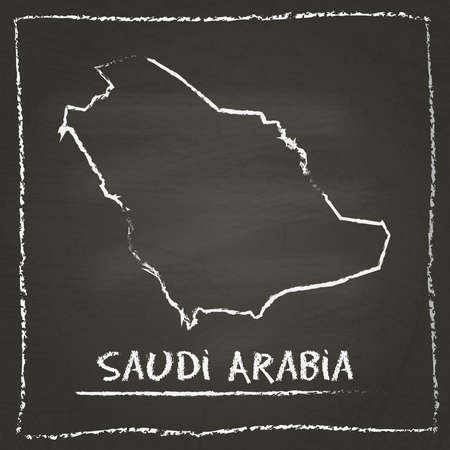 chalkboard map of us