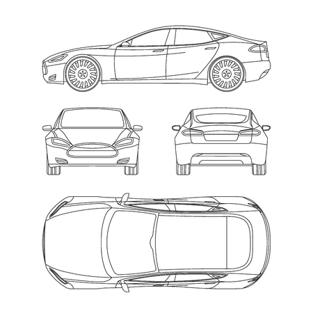 auto tekening vectoren, illustraties en clipart - 123rf