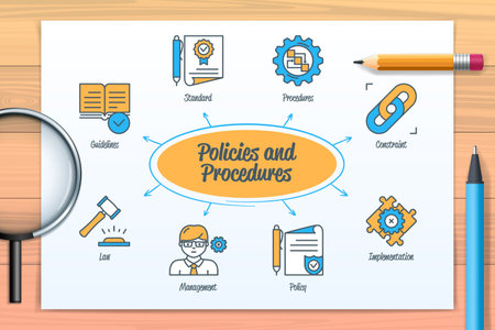 Policies And Procedures Stock Vector Illustration and Royalty Free Policies  And Procedures Clipart