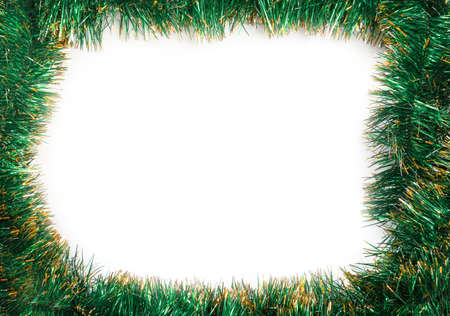 frame of green christmas garland on a white background stock photo 32704697 - Green Christmas Garland frame of green christmas garland on a white background stock photo 32704697 - Green Christmas Garland