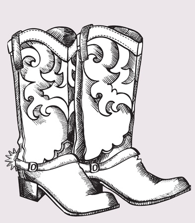 chaussures de cowboy