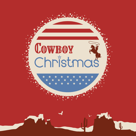 poster of cowboy christmas background with patriotic elements patriotic christmas background