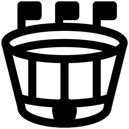 black stadium with flags icon clip art preview